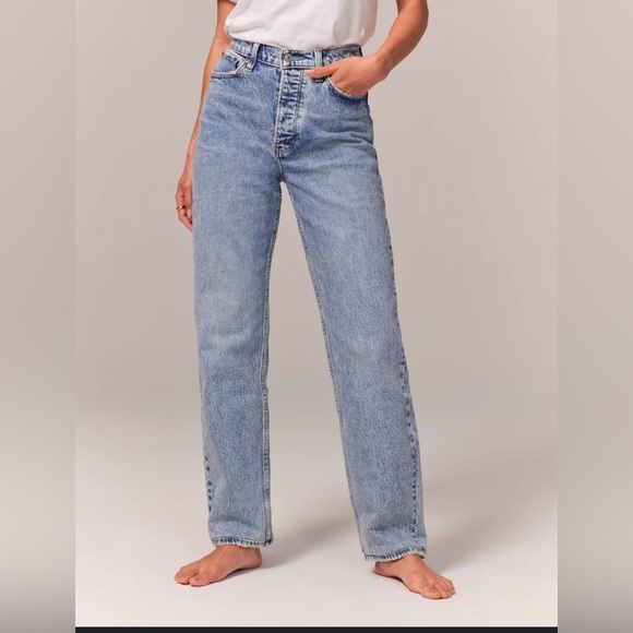 Abercrombie & Fitch Denim - Abercrombie & Fitch The Dad High Rise size 24
